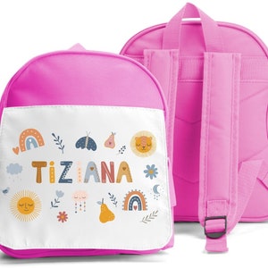 SAC A DOS ENFANT "boho", spécial maternelle, personnalisé