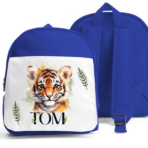 SAC A DOS ENFANT "petit tigre" personnalisé