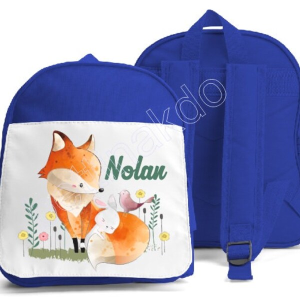 SAC A DOS ENFANT "renard" personnalisé