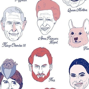 Royal tea towel