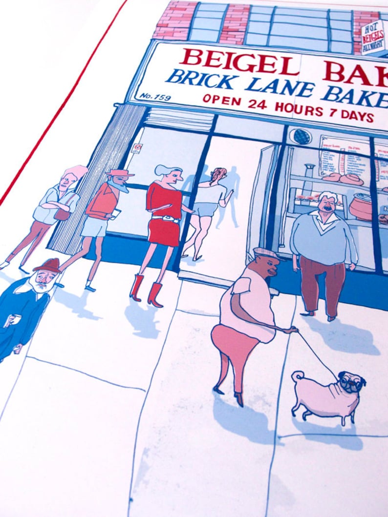 Beigel Bake Brick Lane Art Print - Etsy