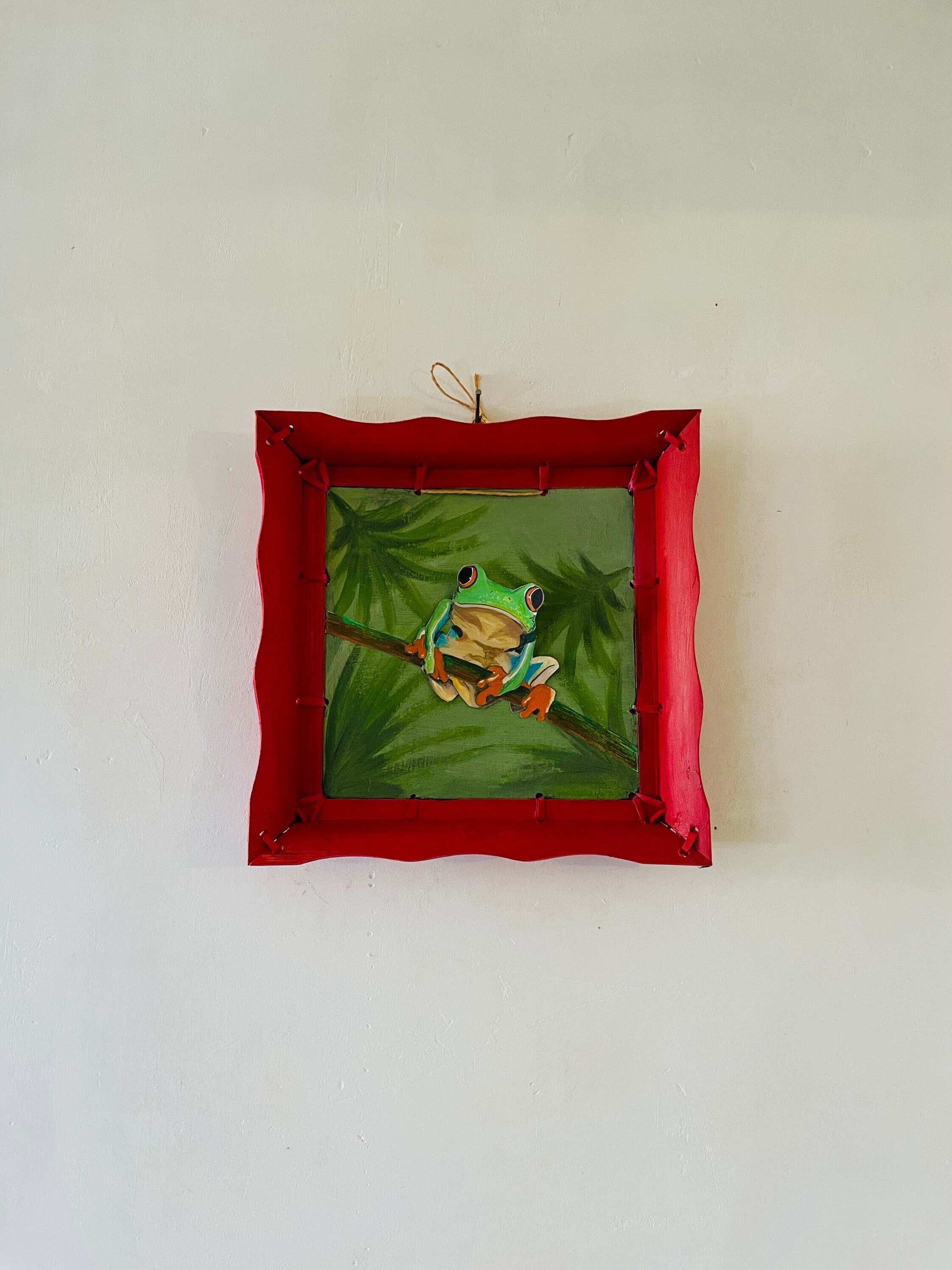 Grenouille/Décoration Murale Illustration Grenouille Recup