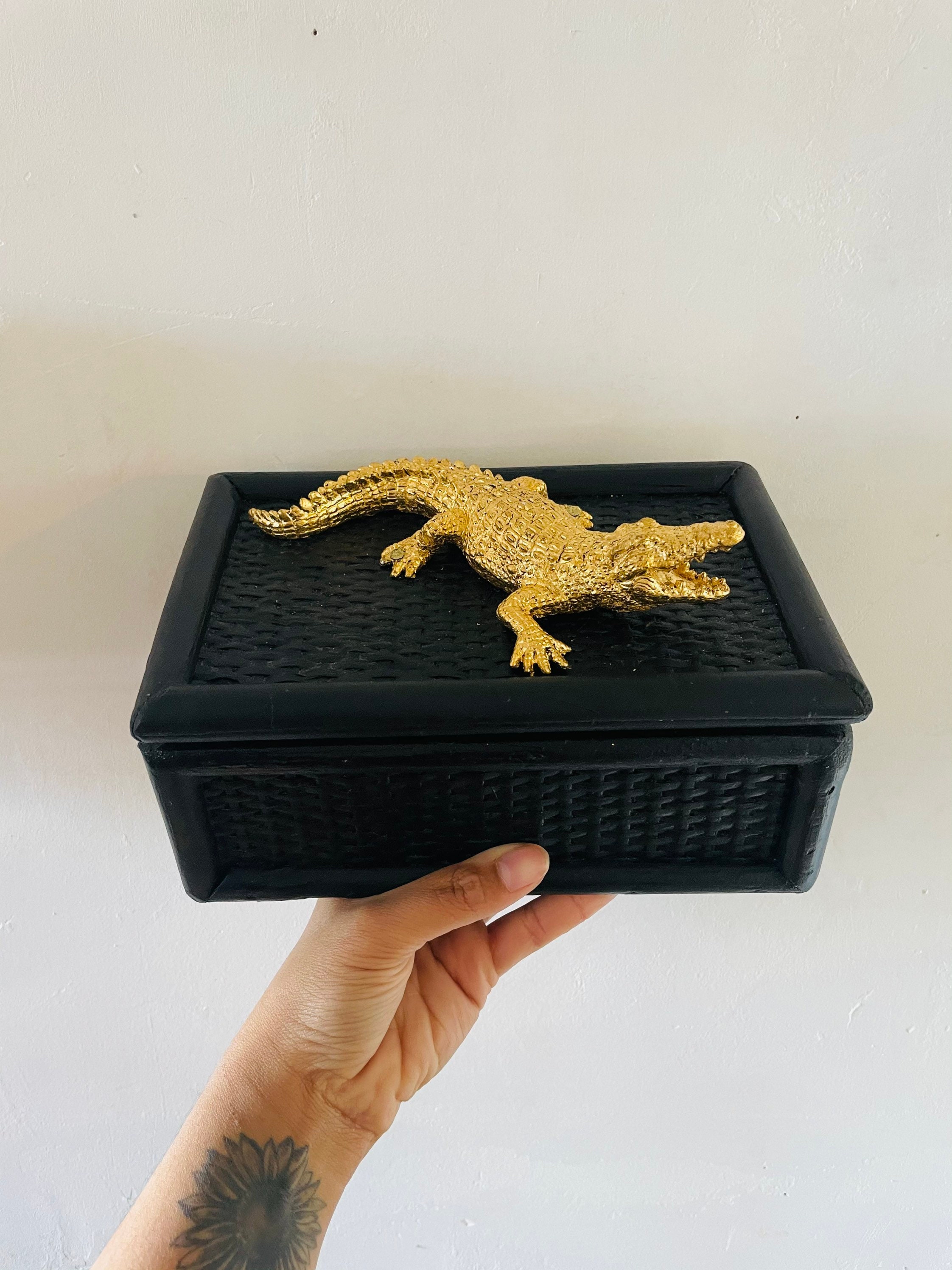 Boite/Recup Dorure Crocodile Décoration d'intérieur