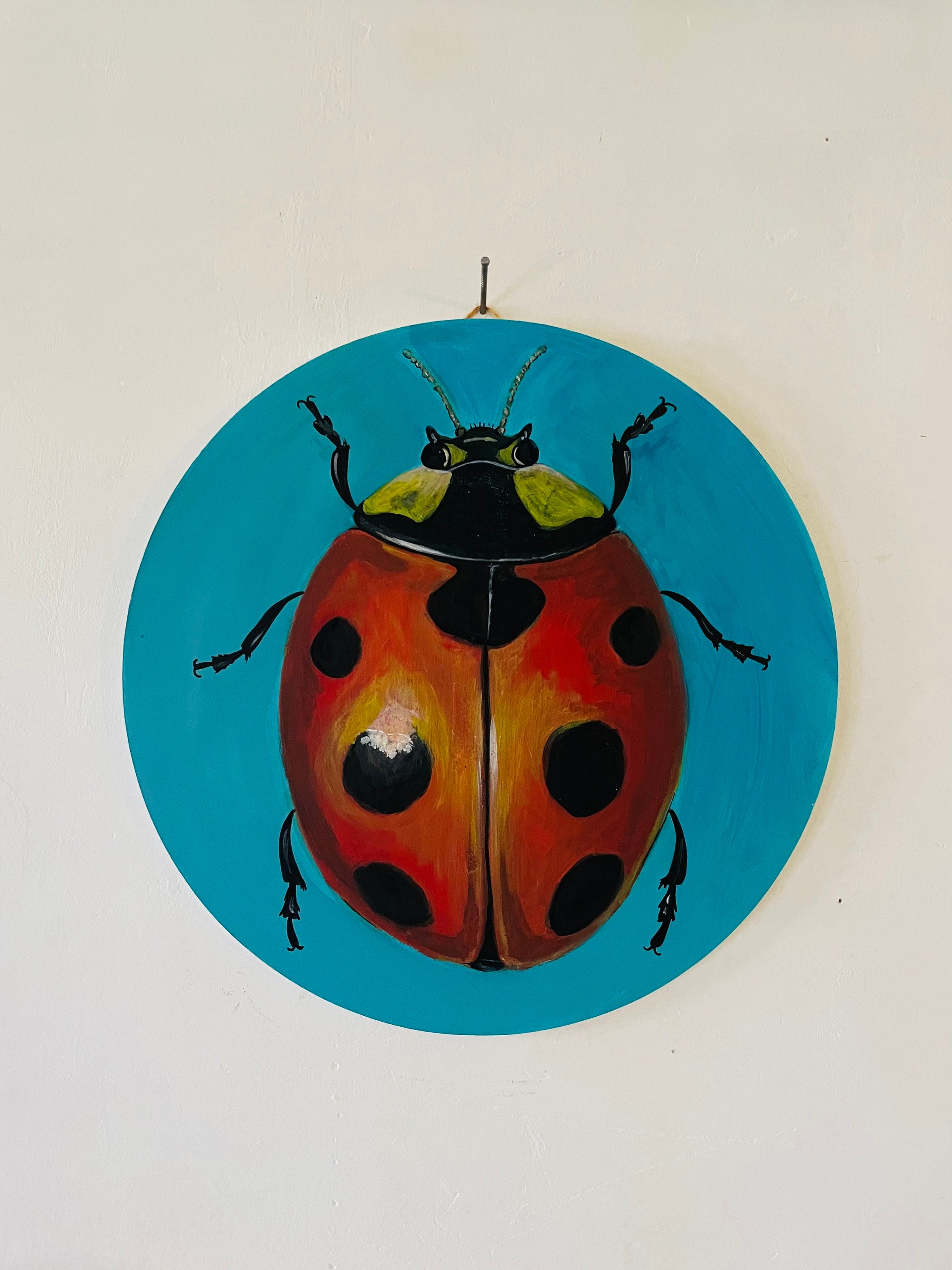 Coccinelle/Recup Peinture Art Décoration Intérieure