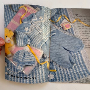 Vintage Baby Cowboy Crochet Pattern Western Layette Buckaroo