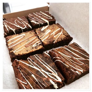 Letterbox Bakery Gluten Free Brownie - Traybake Gift Box Hamper