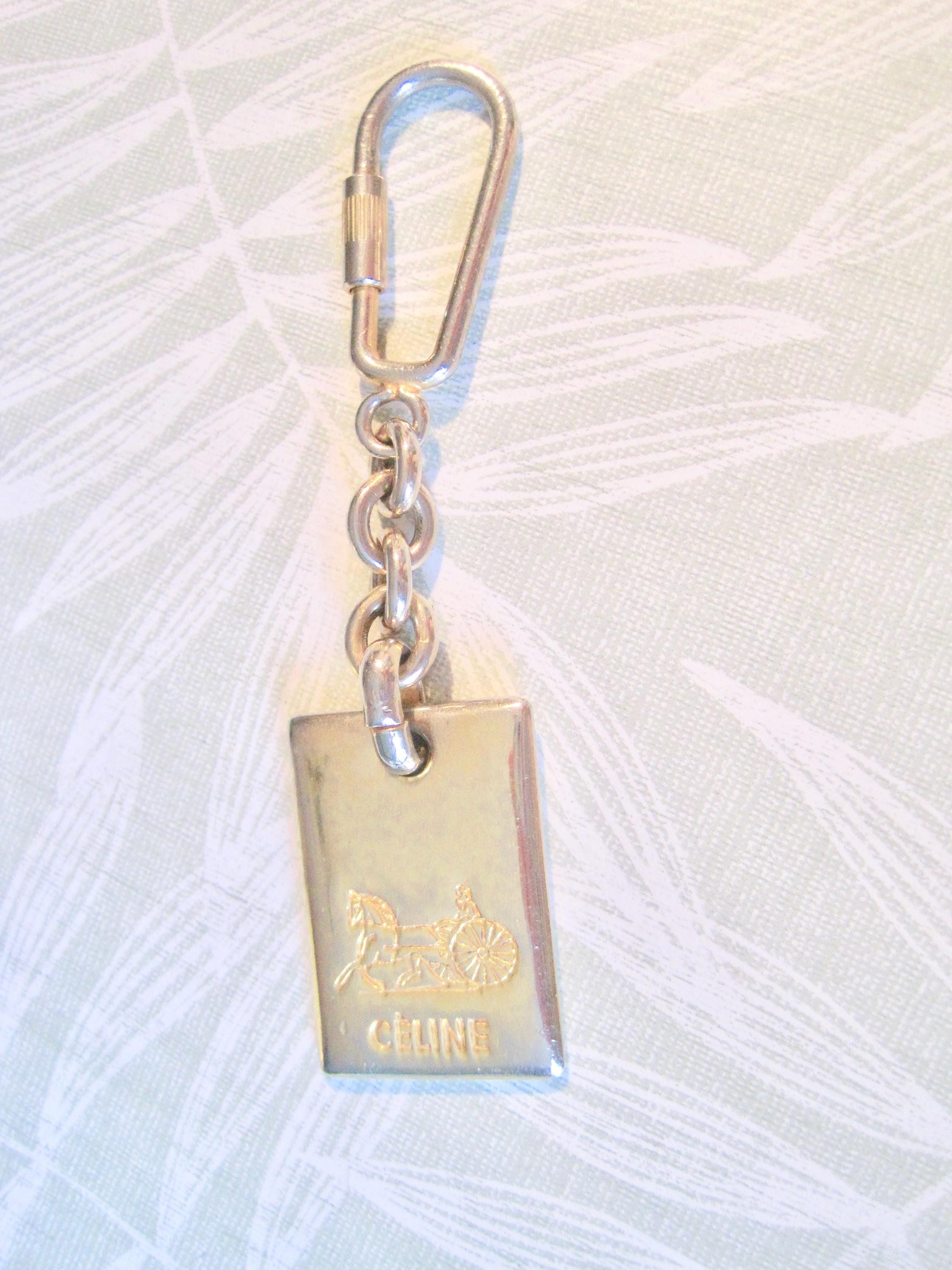Céline Key Ring. Vintage - Etsy Céline Key Ring. Vintage - Etsy