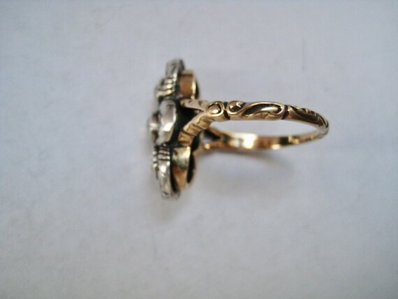 Solid Gold Beautiful princess ring. yellow gold/s… - image 5