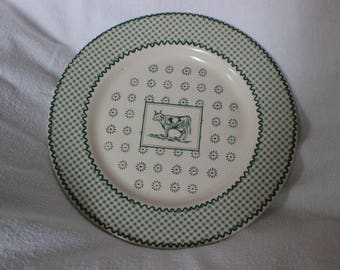 Genevieve Lethu Plate Marguerite Farmyard design