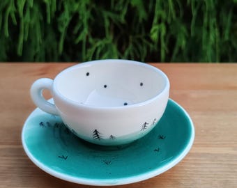 BOX Cup + saucer PINI