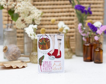 Illustrated Swiss Chard Seed Packet, COLORFUL CHARD Seeds, Biodiversity, Seed Packet for the Vegetable Garden, Balcony Garden