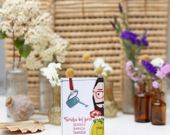 Illustrated Poppy Seed Packet, Flower Seed Packet, Bloom Beautiful Flower, Biodiversity