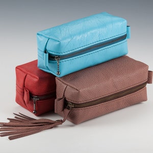 Trousse en cuir personnalisée avec monogramme, trousse à maquillage, cadeau de demoiselle d&#39;honneur femme, idées cadeaux personnalisées pour maman