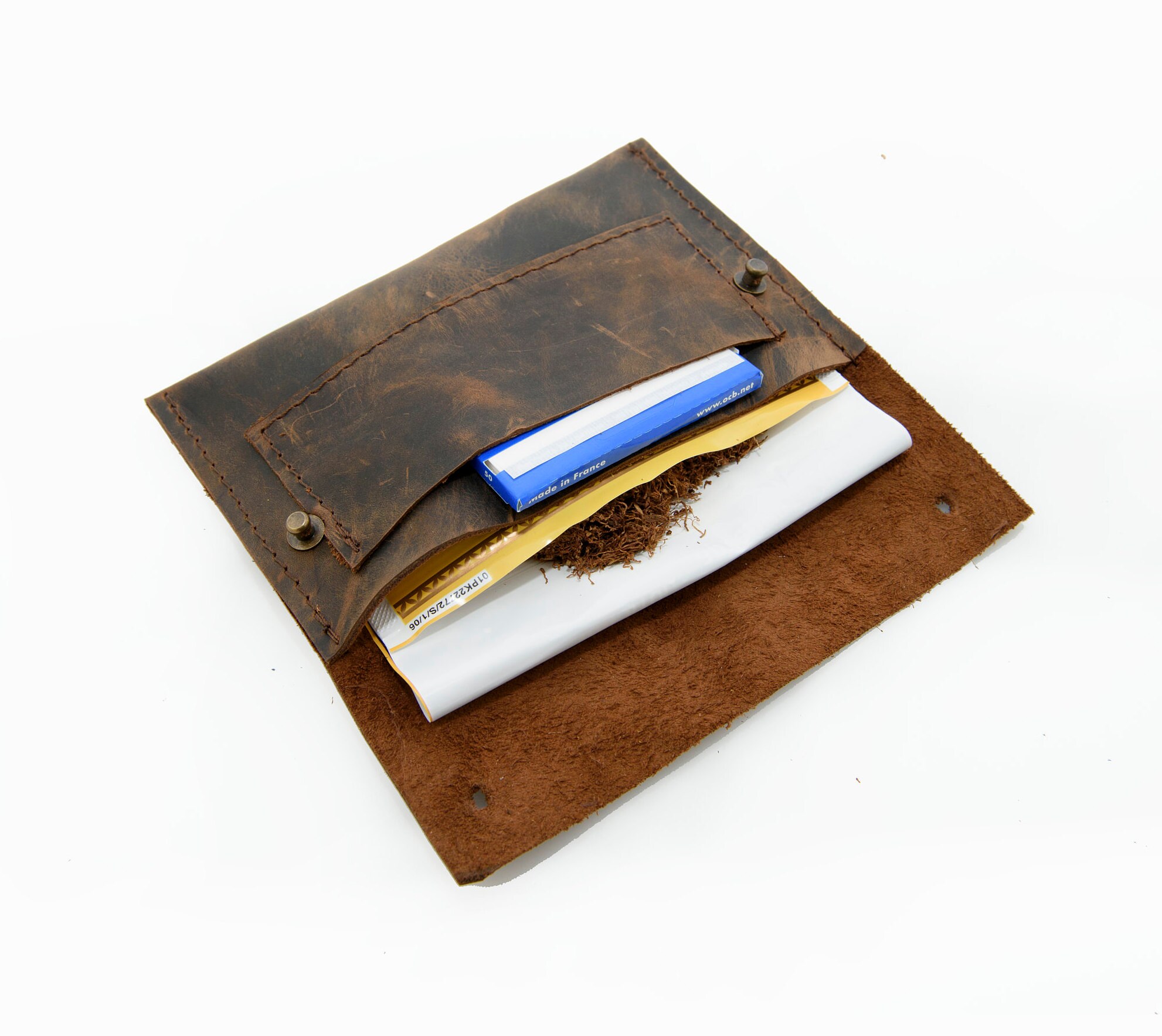Heavy Leather Tobacco case Made to order cigarette case Etsy