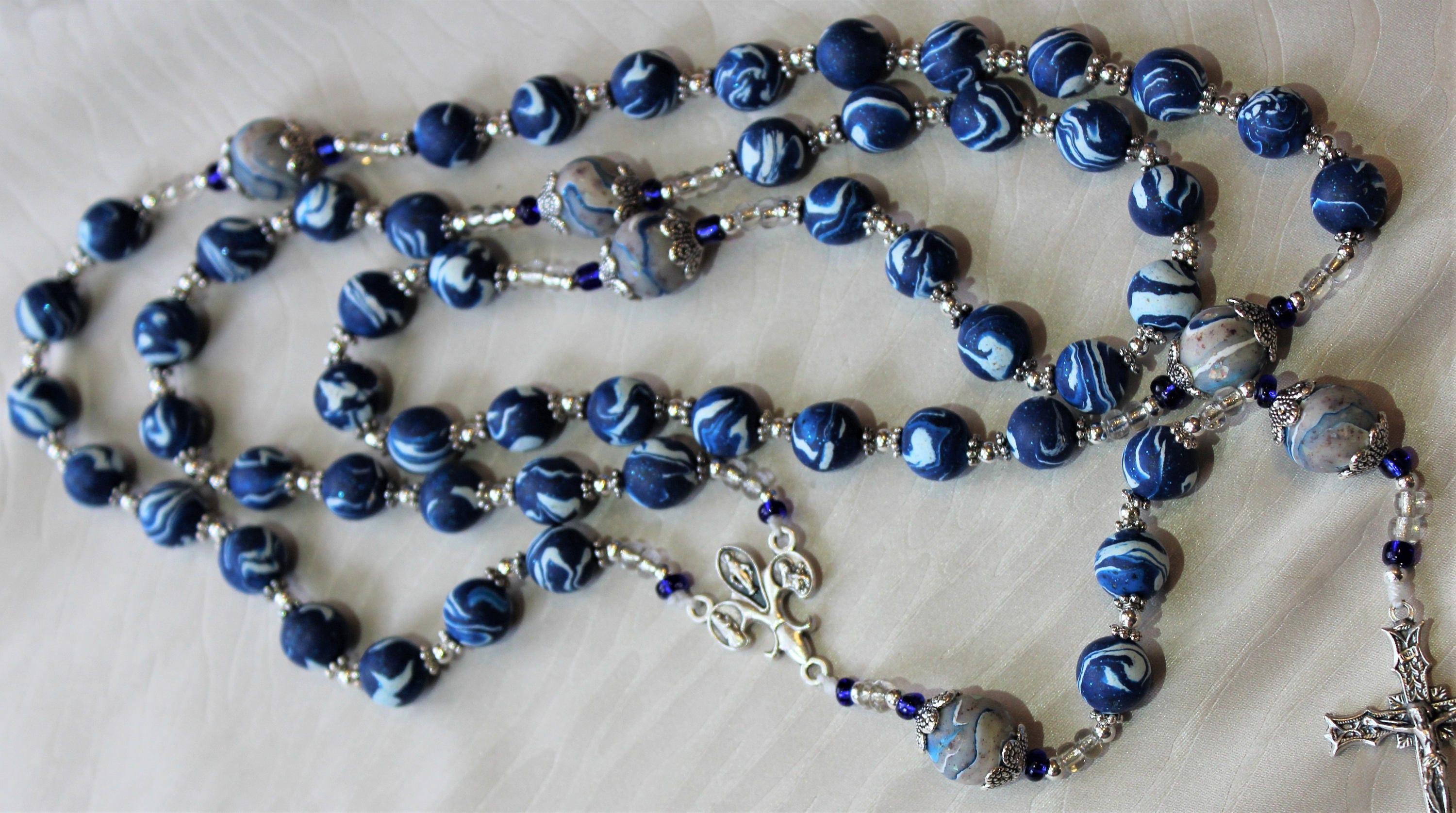 Memorial Bead Rosaries Made From Flowers Etsy