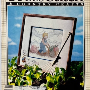 Magazine de point de croix et d&#39;artisanat champêtre - mai/juin 1990