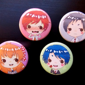 Gekkan Shoujo Nozaki-kun 1.50" Buttons