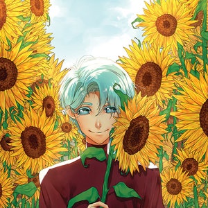 Mystic Messenger Jihyun Kim V 11x17 print (WILL BE DISCONTINUED)