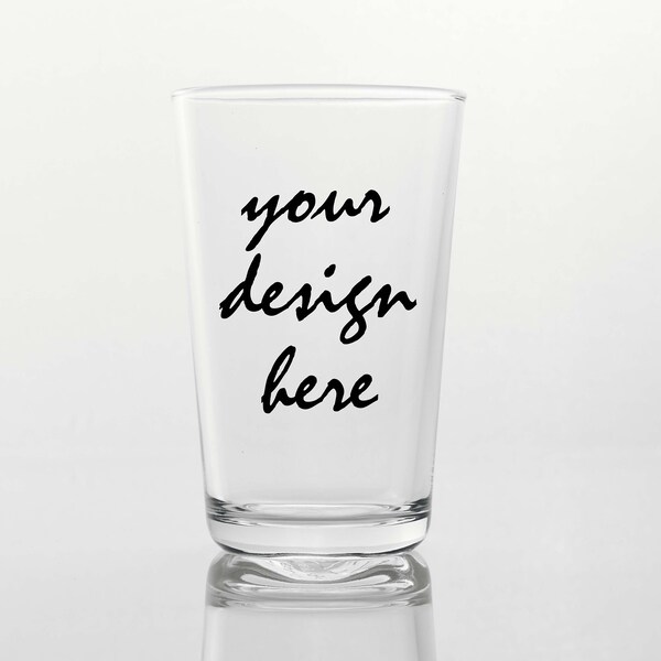 beer glass 16 oz Pint glass MOCKUP PHOTO / staged photo of beer glass / glass mock-up photo / JPG File / Stock Photo / glassware photo