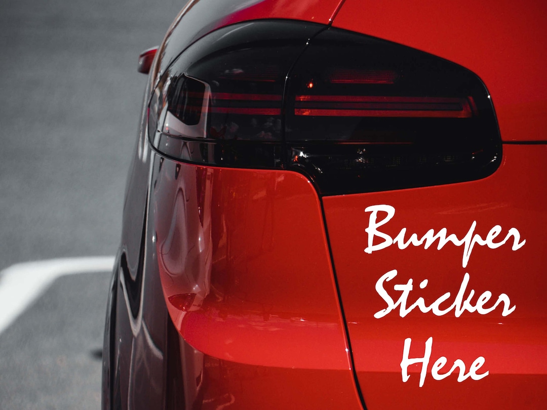 Car Decal Mockup, for Your Car Decals Presentation. Vinyl Car Decal