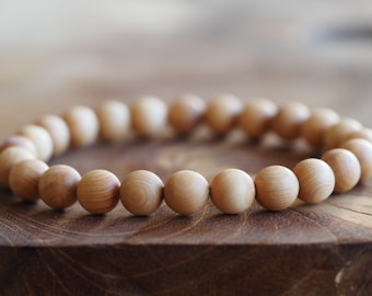 Sandalwood bracelet - sandalwood bracelet - wooden bracelet - wooden bracelet - wooden beads - gift for him and/or her