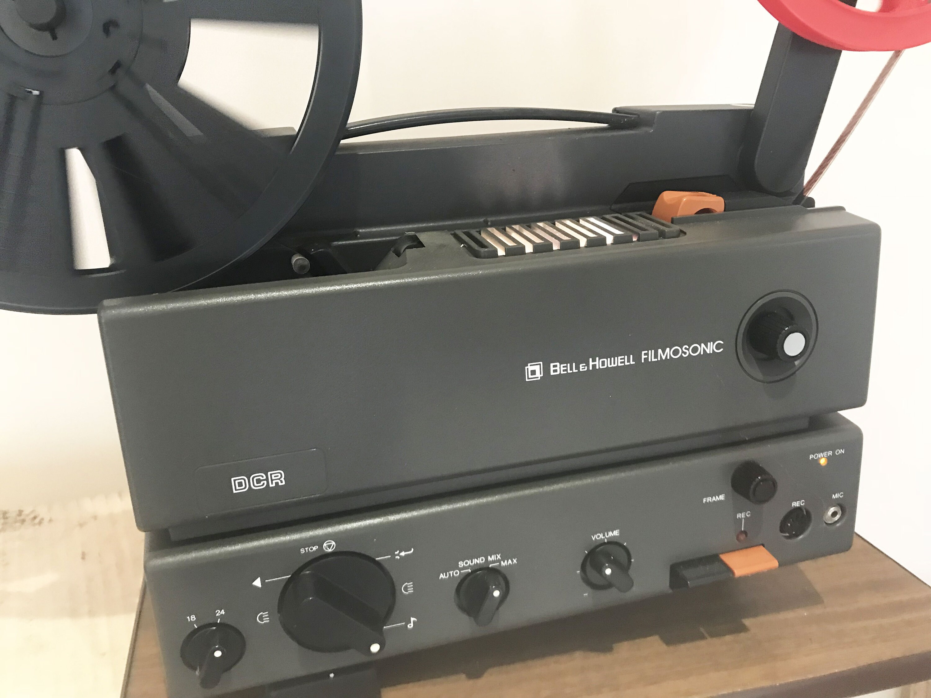 Vintage Bell & Howell FilmoSonic 1238 Macro 8 Camera W/ Boom Mic