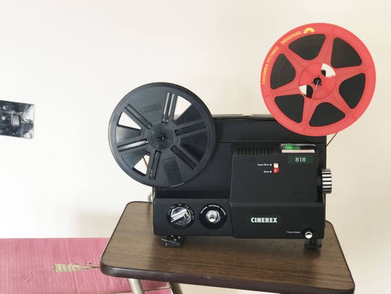 CINEREX 818 DUAL SUPER 8 8mm Variable Speed Cine Film Projector