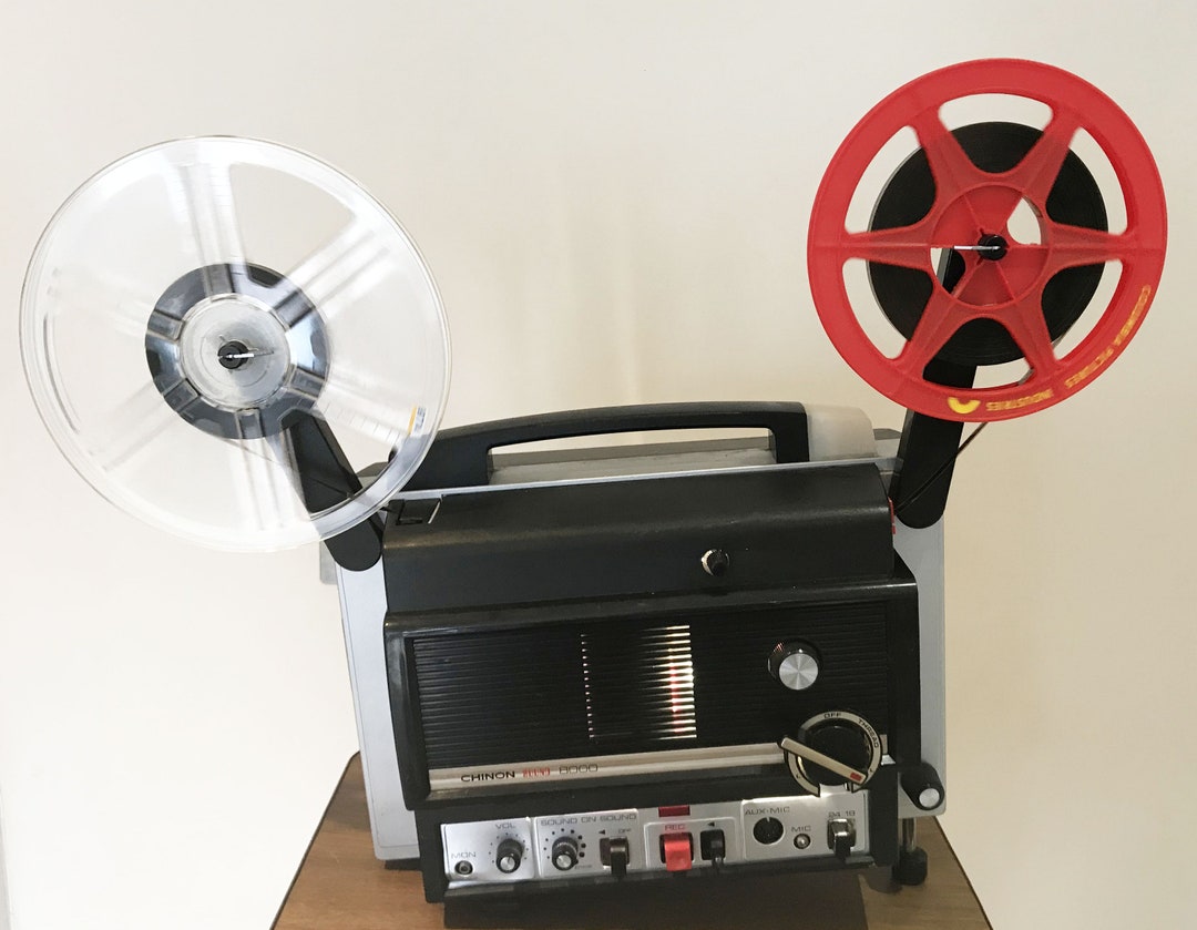 【8mm映写機】CHINON Sound 6500 Vintage Chinon Sound 7000 Super 8 Film Projector With Manual