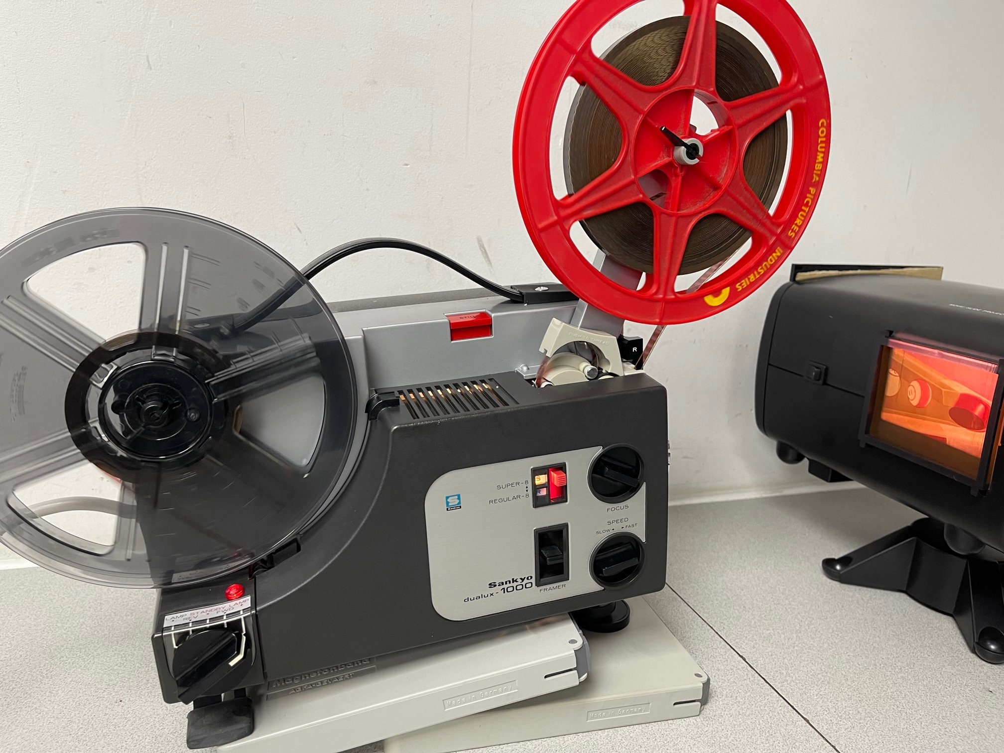 CINE PROJECTOR SANKYO Dualux 1000 Variable Speed Dual SUPER 8 8MM 110v - View #7