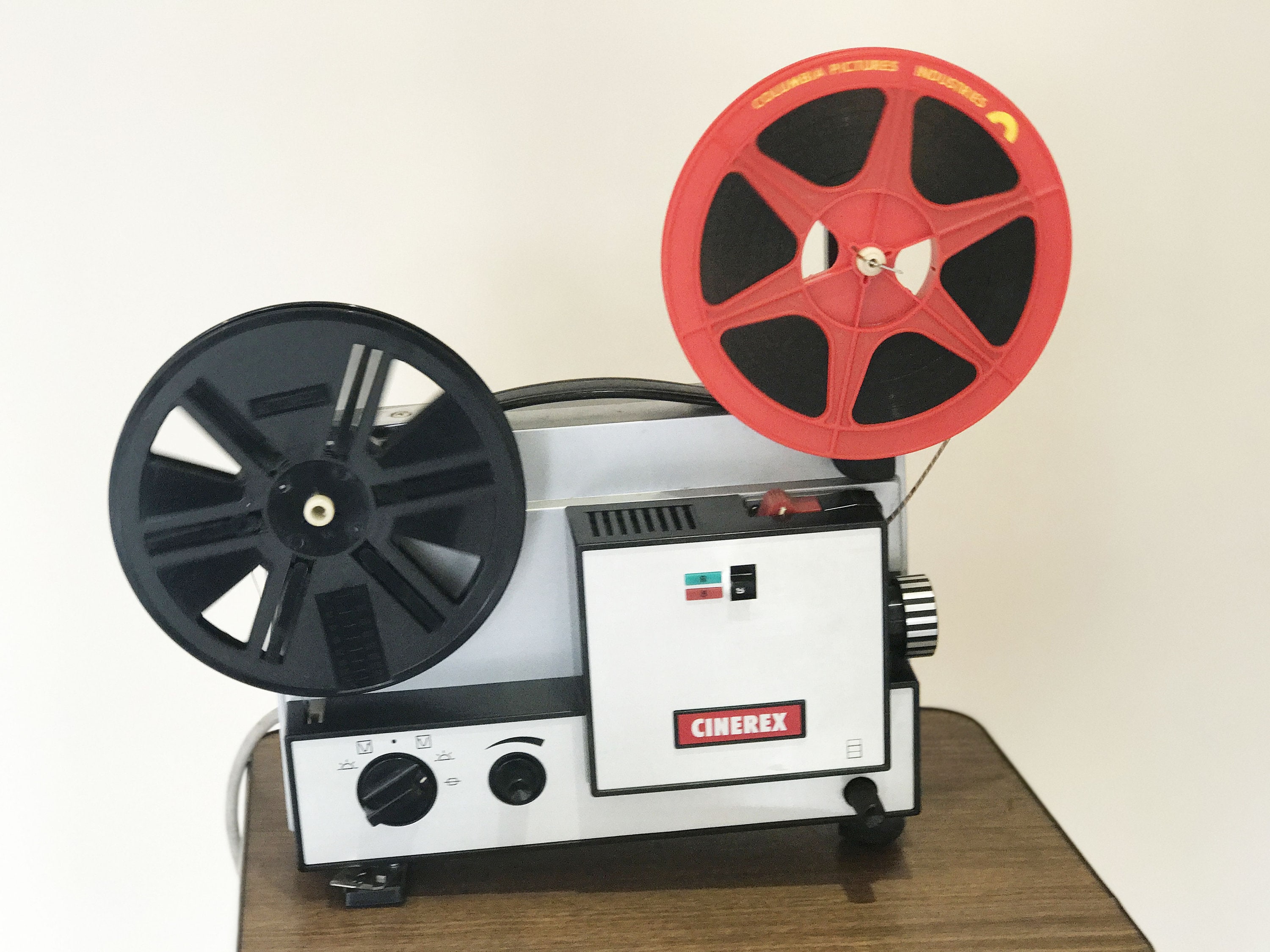 CINEREX 707 DUAL VARIABLE Speed Super 8 8mm Cine Reel Film Projector Fully  Serviced