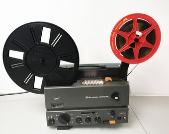 Bell & Howell Filmsonic DCT Dubbelspårsljudprojektor Super 8 Cine Fullservice