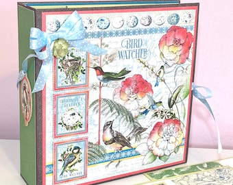 Graphic 45 Bird Watcher Mini Album Tutorial