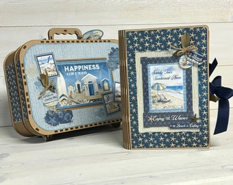 Graphic 45 Beach Mini Album Tutorial (PDF)