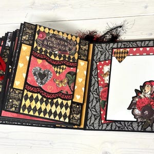 Graphic 45 Curiouser & Curiouser Mini Album Tutorial (PDF) - Etsy