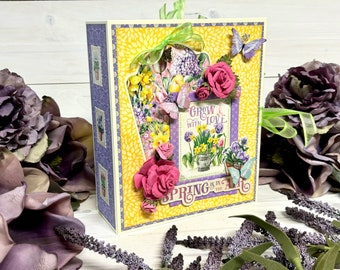 Graphic 45 Grow with Love Mini Album Tutorial (PDF)