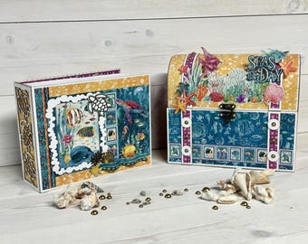 Tutorial del mini álbum "Seas the Day" de Graphic 45 (PDF)