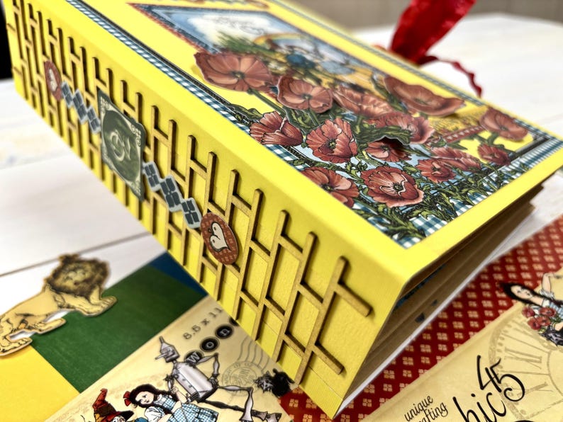 Graphic 45 Wonder of Oz Mini Album Tutorial (PDF) - Etsy Australia