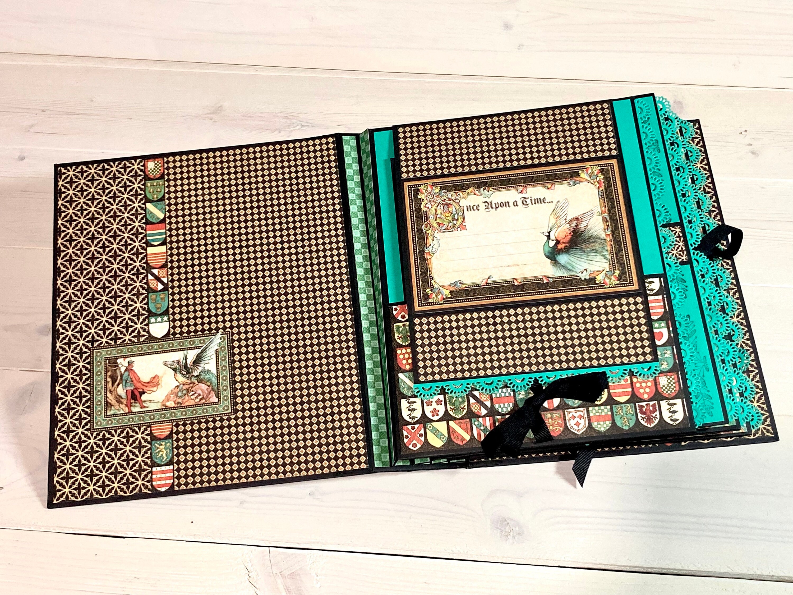 Finished Graphic 45 Enchanted Forest Mini Album Ready for Etsy