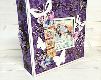 Graphic 45 Flight of Fancy Mini Album Tutorial