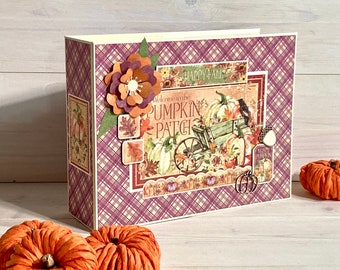 Graphic 45 Hello Pumpkin Mini Album Tutorial (PDF)