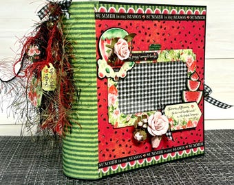 Graphic 45 Sunshine on My Mind Mini Album Tutorial (PDF)