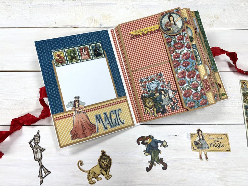 Graphic 45 Wonder of Oz Mini Album Tutorial (PDF) - Etsy Australia