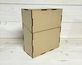 Sir Vagabond Book Box, Wooden Box, MDF Box, Laser Cut Box, Decorative Box for Album