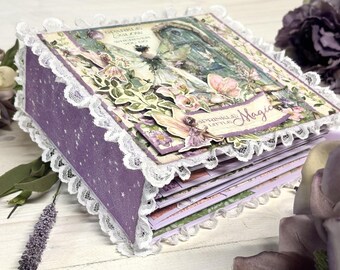 Tutorial para el mini álbum Fairy Boutique de Graphic 45 (PDF)