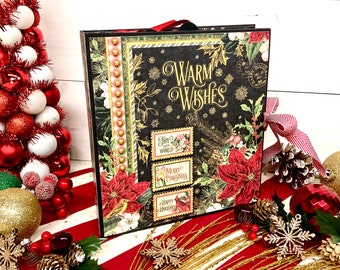 Graphic 45 Warm Wishes Mini Album Tutorial