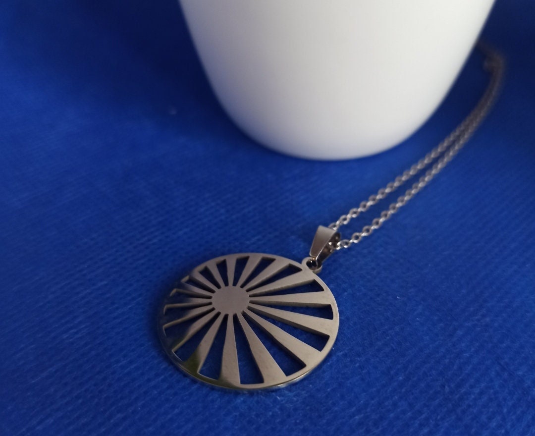 Collier Soleil Femme Acier Inoxydable BONNYBIRD® - Plaqué Or 18K BonnySun