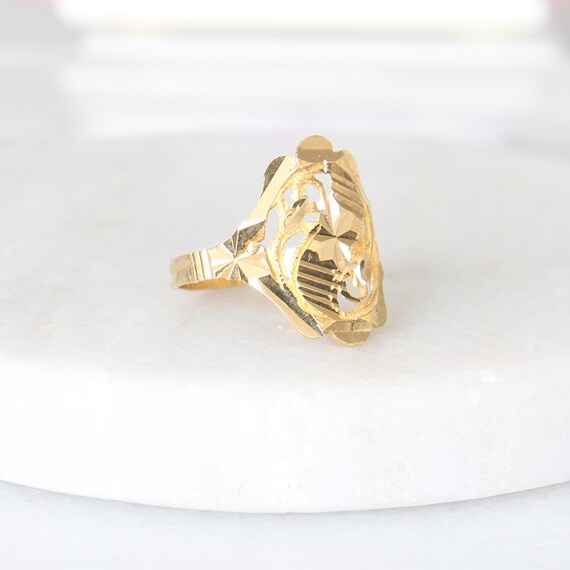 22k Solid Gold Statement Ring | menkDÜKE 22 Karat… - image 4
