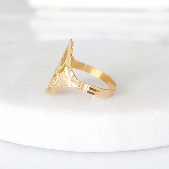 22k Solid Gold Statement Ring | menkDÜKE 22 Karat… - image 5