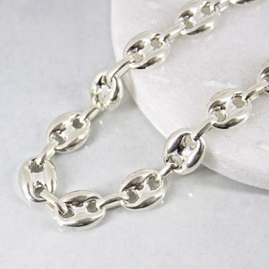 Platinum gucci shop link chain
