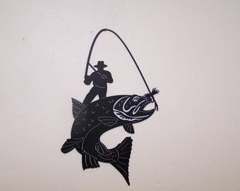 Trout Metal Art